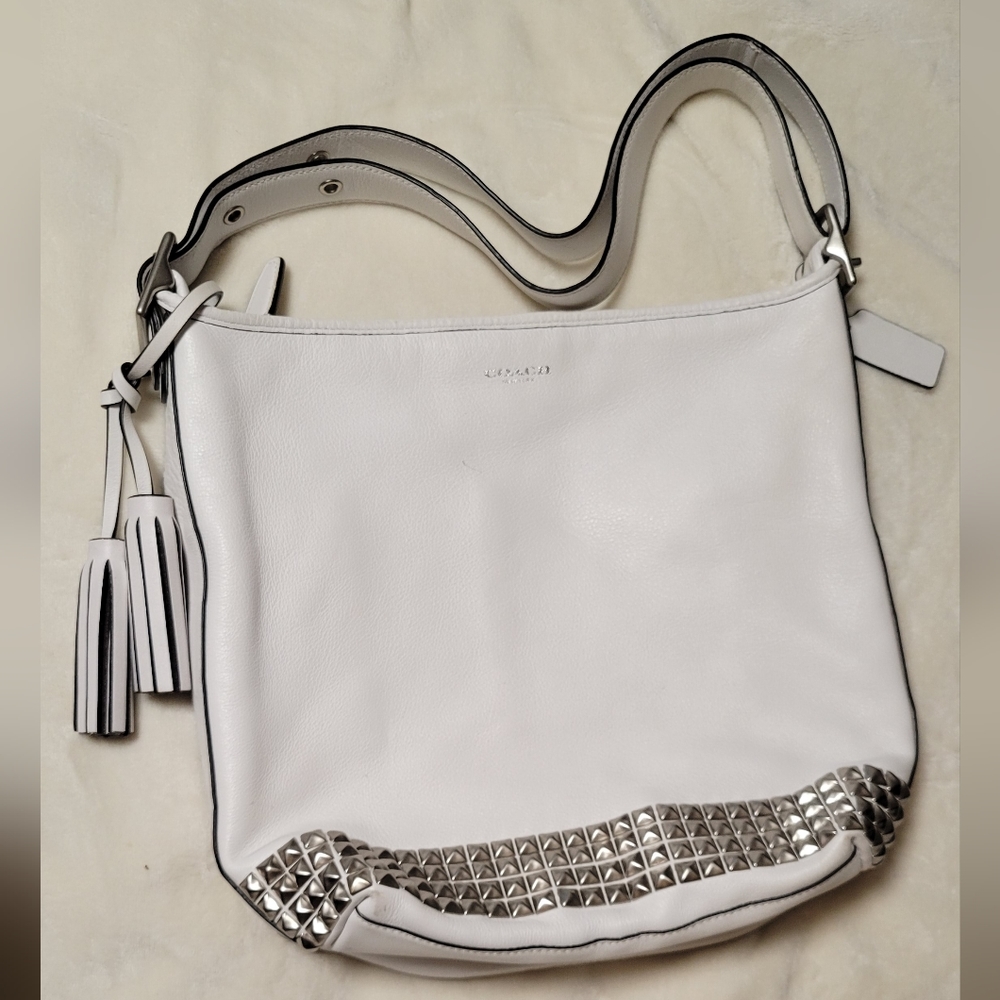 Coach Studded Leather Legacy Bucket Bag